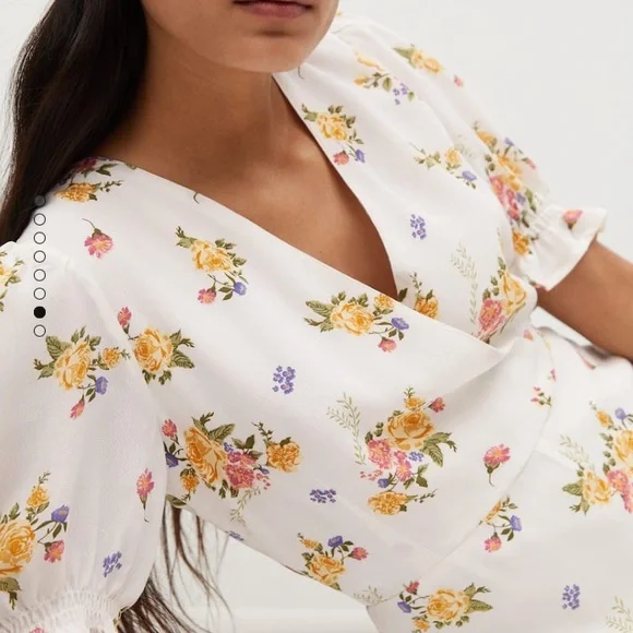 NWOT: MANGO Floral Print Jumpsuit - Picture 3 of 13